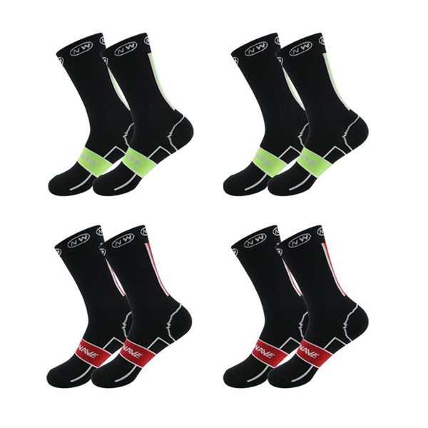 

sports socks 2 pairs professional outdoor golf volleyball riding, Black