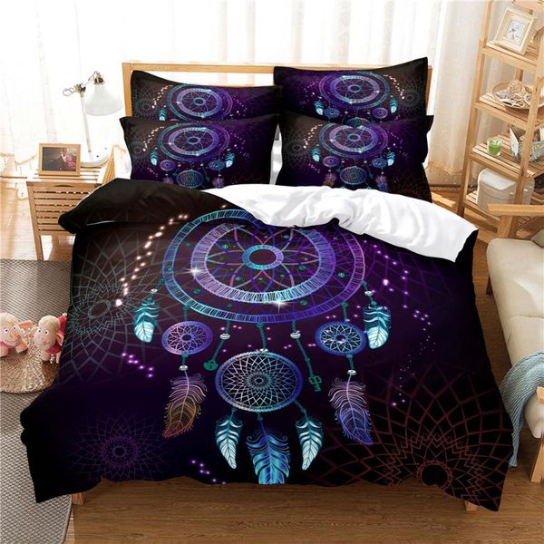 

bedding sets 3d wind chimes set  duvet cover bed cotton bedroom