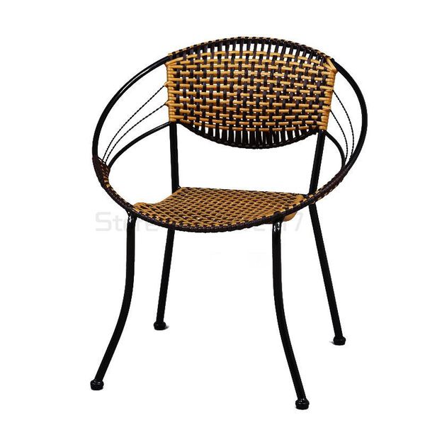 

camp furniture table and chair single basket rattan three piece set teng simple leisure