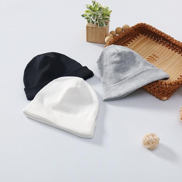 

hair accessories 0-9 months 2 pcs lot baby hats born cotton white, Slivery;white
