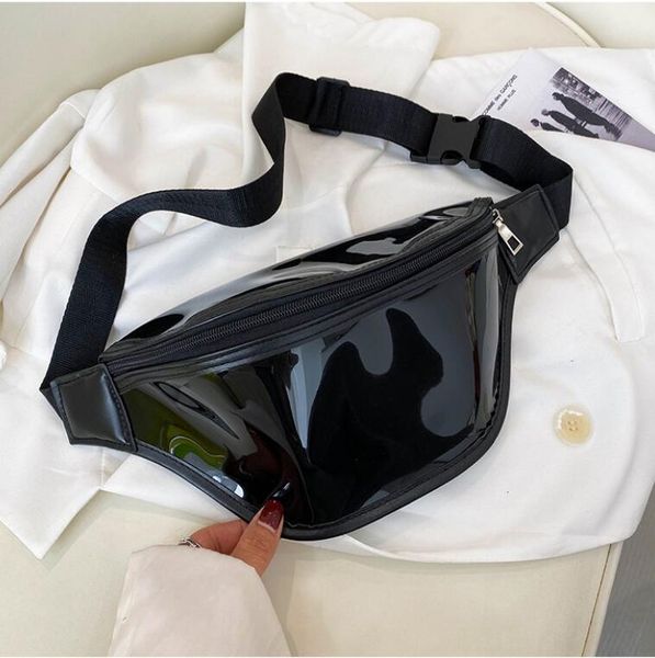 

fashion waist bag pu zipper casual sports bags multifunctional shoulder