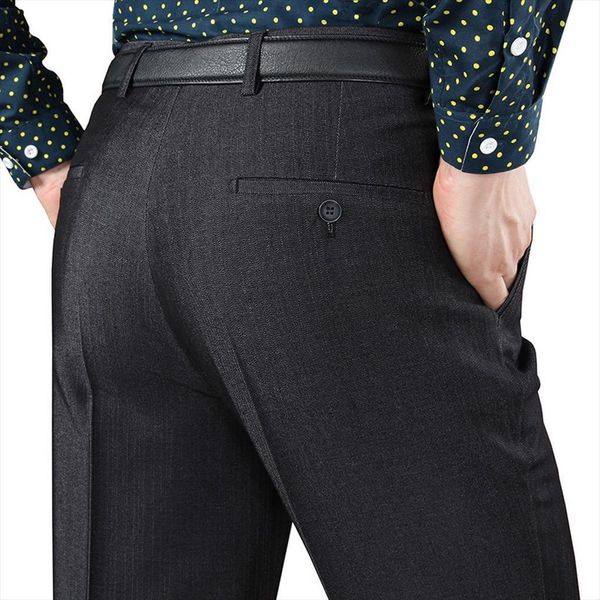 

29 44 big size winter women pants business suit spring autumn male thick regular fit colors formal office baggy work, Black