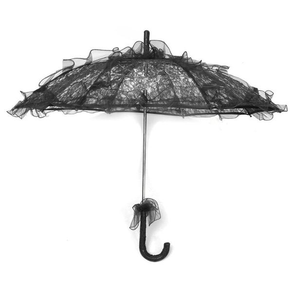 

promotion lace parasol wedding flower bride umbrella orange umbrellas