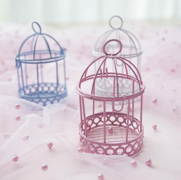 

mini birdcage storage case home decoration wedding favor gift box candy sn148 wrap