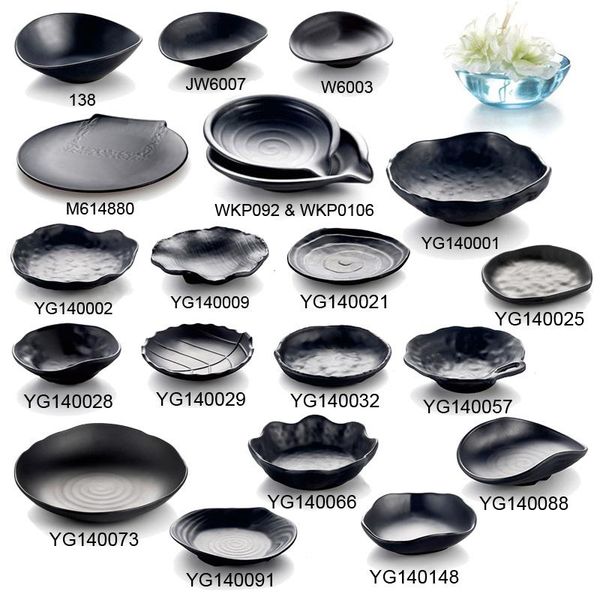 

dishes & plates melamine dinnerware dinner plate sushi dish lrregular cafeteria restaurant a5 tableware wholesale