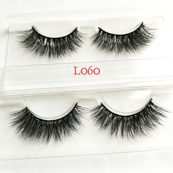 

3d mink hair fake eyelash 100% thick real false eyelashes natural extension dhl 131