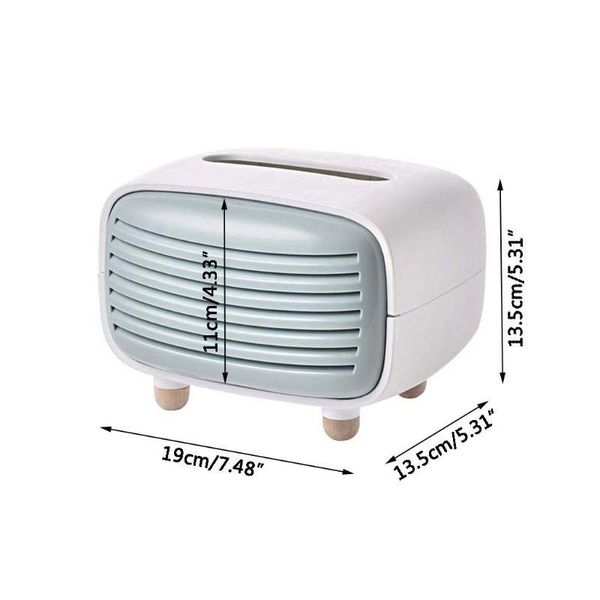 

tissue boxes & napkins vintage radio facial box cover napkin holder organizer paper towel dispenser container for bathroom car office home d
