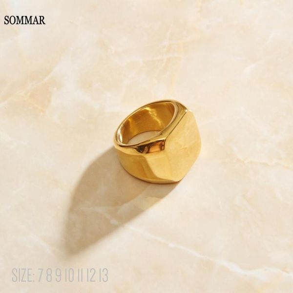 

friends 18kgp gold filled size 7 8 female women's rings geometric minimalism ring men factory wholesale cluster, Golden;silver