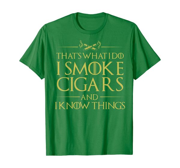 

smoke cigars smoker shirt - ideal clever class men gift, White;black