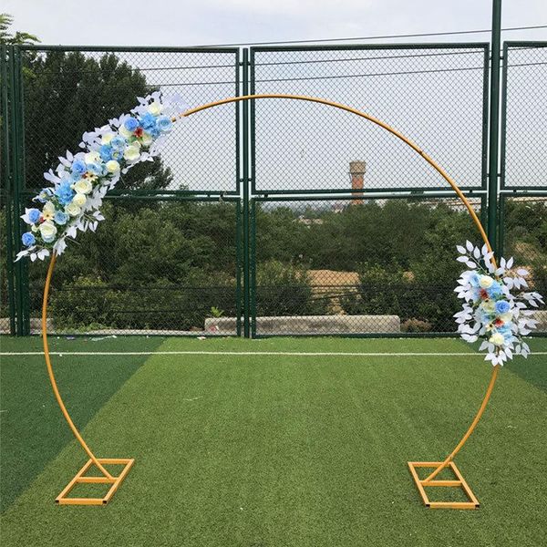 

party decoration large size golden metal circle balloon flower arch for birthday wedding graduation decorations po background