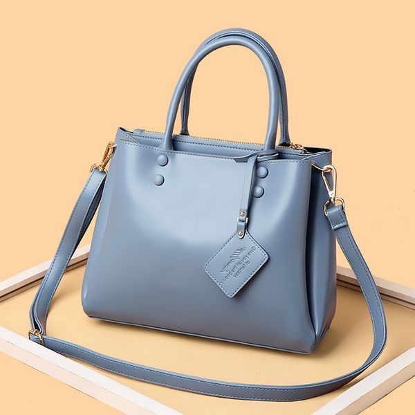 

fashion trend portable large capacity diana bag 2021 new versatile solid color pu shoulder
