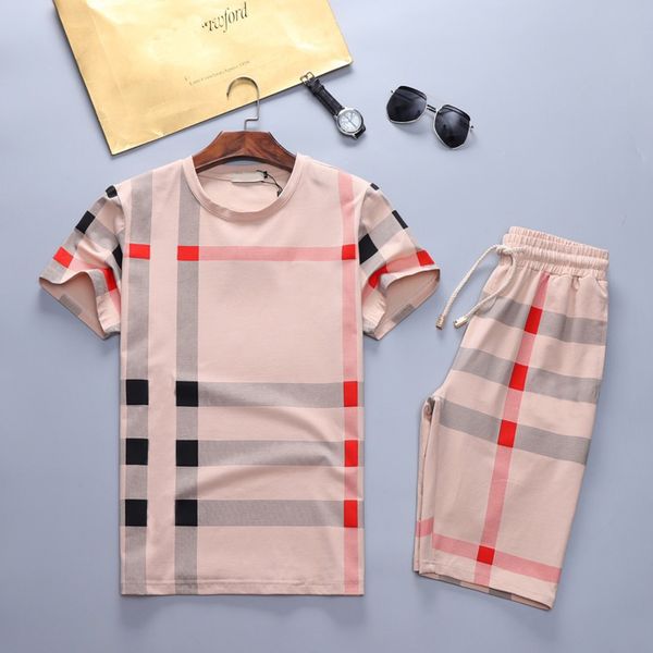 

beach luxurys designers fashion leisure mens tracksuits summer suits t shirt seaside holiday shirts shorts sets man women luxury set outfits, Gray