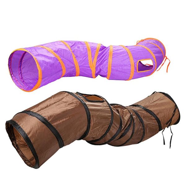 

"s"cat play tunnel toy funny pet 1 holes foldable tent cat kitten bulk small toys