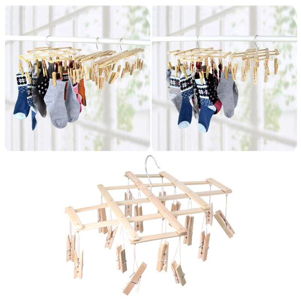 

hangers & racks bamboo clothes drying rack underwear sock hanging