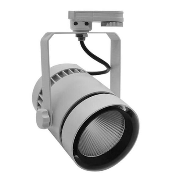 

track lights whole-set 50w led light spotlights 110v 220v aluminum lamp spot rail lighting for shop living room