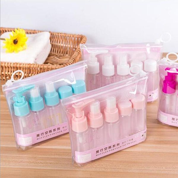 

storage bottles & jars pink plastic travel portable packaging bottle beauty cosmetic spray set simple