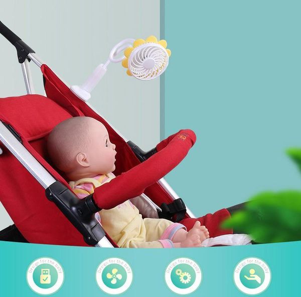 

stroller parts & accessories summer mini neck fan portable bladeless usb rechargeable silent outdoor fans ventilador portatil abanicos fold