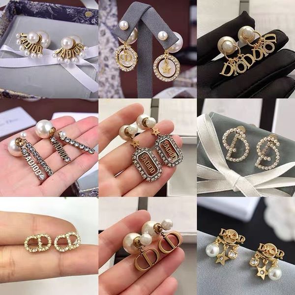 

design jewelry new pearl female 925 silver needle used tassel earrings necklace