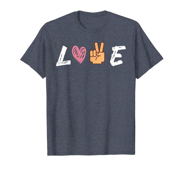 

love with heart and hand graphic t-shirt valentine day, White;black