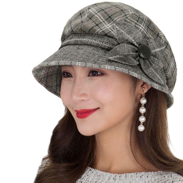 

wide brim hats outdoor casual winter grid fishing hat women stroll autumn panama cap young lady all match sun, Blue;gray
