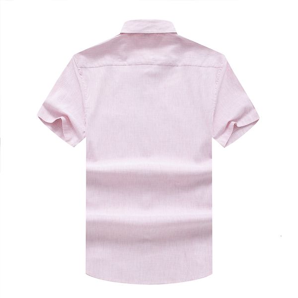 

5xl 6xl 7xl 8xl cotton and linen short sleeve 2021 summer green pink shirt, White;black