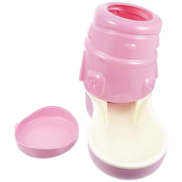 

garden decorations 1pc puppy food dispenser dog pet automatic bowl container