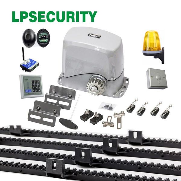 

automatic sliding gsm gate opener motor 800kg working with backup battery(lamp sensor button keypad optional) fingerprint access contr contr