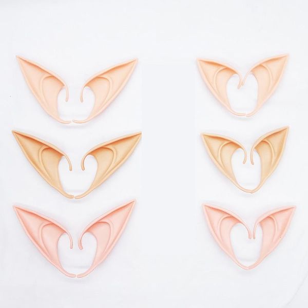 

party masks halloween elf ears latex cosplay props magic city pointed