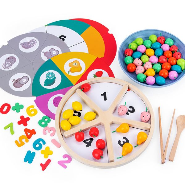 

children early education fruit color digital cognitive enlightenment toys