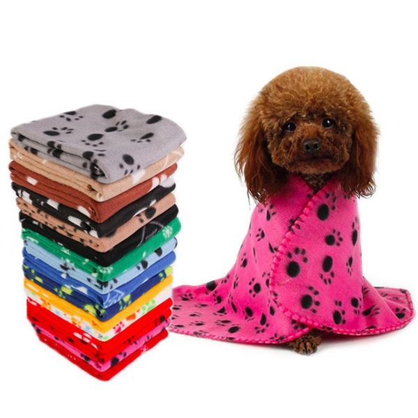 

soft flannel pet dog cat blanket bath towel fleece pad bed mat for puppy sofa cushion home rug keep warm sleeping cover grooming