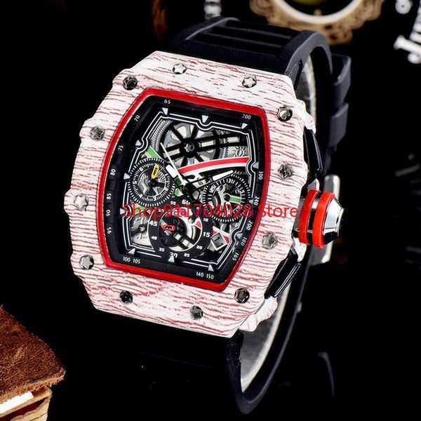 

2021 7-7mens montre de luxe watches silicone strap fashion designer watch sports quartz analog clock relogio masculino2, Slivery;brown