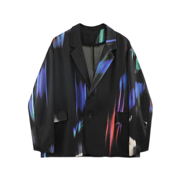 

women's suits & blazers [ewq] korea chic 2021 autumn clothes bright color loose lapel single breasted long sleeve casual blazer coat fe, White;black