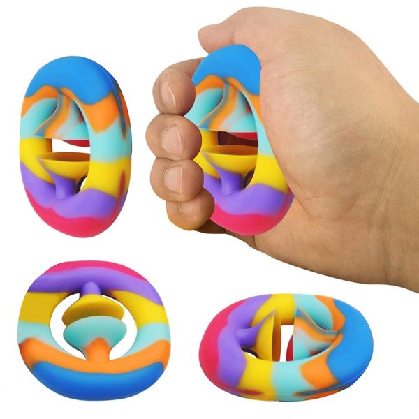 

Anti-stress Finger Hand Grip Autism Special Needs Stress Reliever Anxiety Relief Toys Extrusion Sensory Pinching Ball Fidget Toy