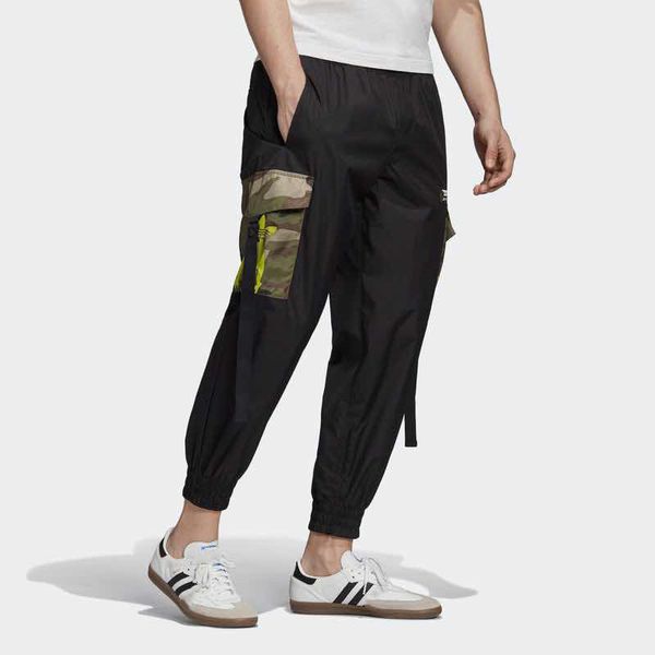 Mens Hip Hop Esportes Corredor Corredores Calças de Carga Para Homens com Bolsos Fitas Homem Sweetpants Streetwear Casual Calças Longas Calças Asiáticas Tamanho Asiático M-XXL