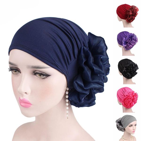 

beanies women floral india hat flower stretchy beanie turban bonnet chemo cap for cancer patients ladies bandanas african head wrap