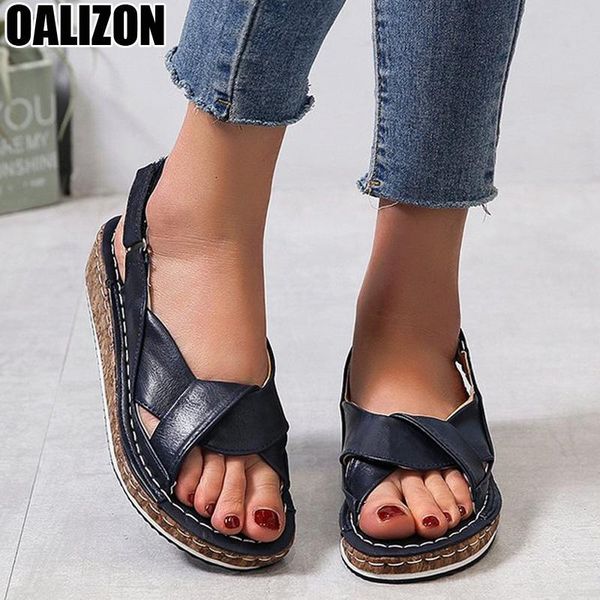 

dress shoes summer gladiator women mujer ladies fashion casual cross straps mid wedge heels female open toes slippers sandals r011, Black