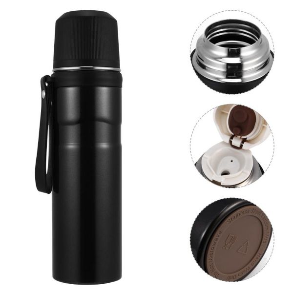

water bottles 1pc stainless steel cup thermal large capacity portable for office car home