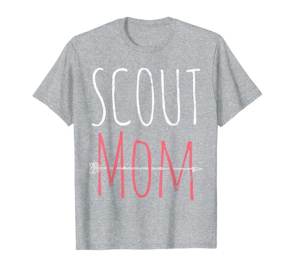 

scout mom mother mama scouting team leader proud vintage t-shirt, White;black
