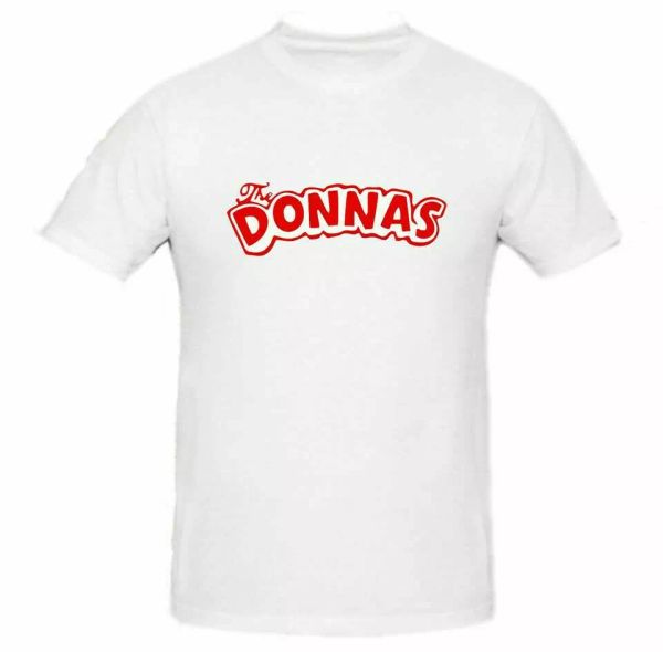 

the donnas t shirt tee rock band music punk, White;black