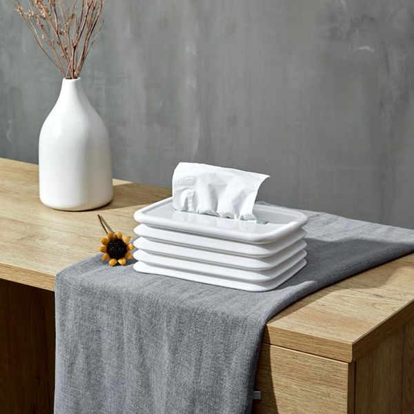 

silica gel tissue boxes can lift household coffee table multifunctional creative paper box simple napkin case & napkins