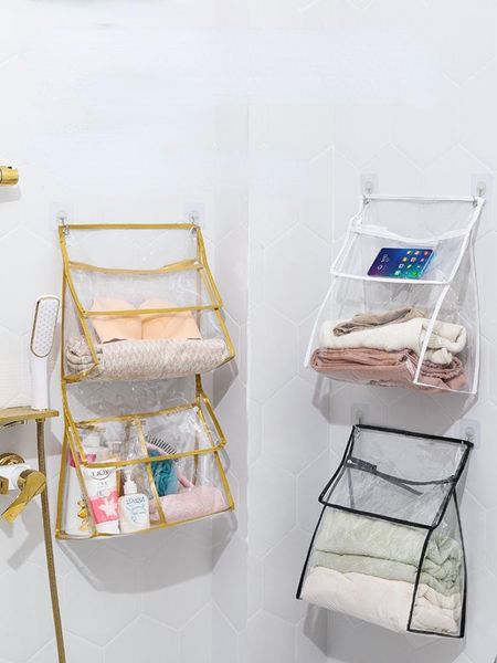 

storage boxes & bins gy bathroom waterproof hanging bag bath clothes dormitory