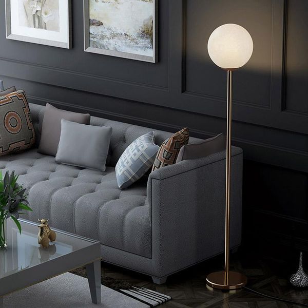 

modern glass floor lamp nordic lamps for living room bedroom study decor light home e27 bedside table standing