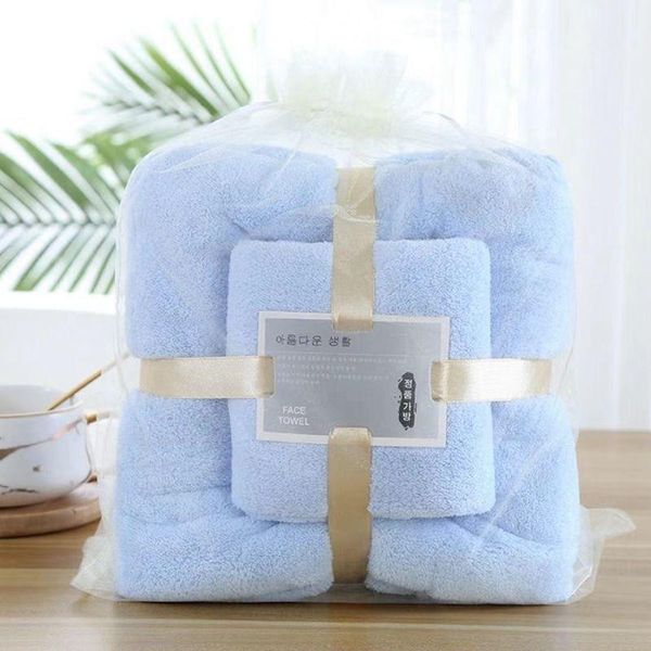 

towel coral fleece mother and child set absorbent bath gift beach combination
