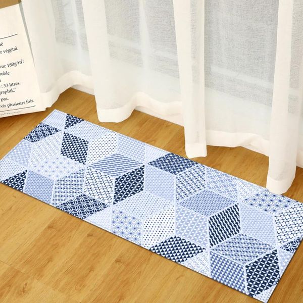 

carpets kitchen mat bedroom entrance doormat hallway tatami floor 3d printed bathroom balcony decoration rug anti-slip long carpet