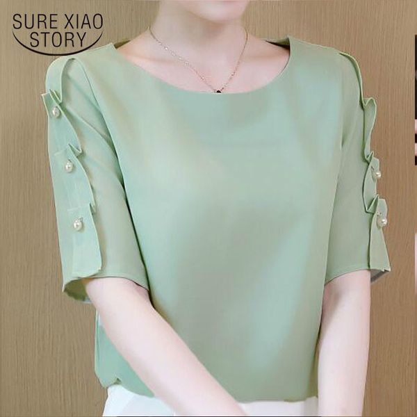 

womens and blouses chiffon blouse plus size women blusas femininas elegante white shirt harajuku women's 2834 50 210510