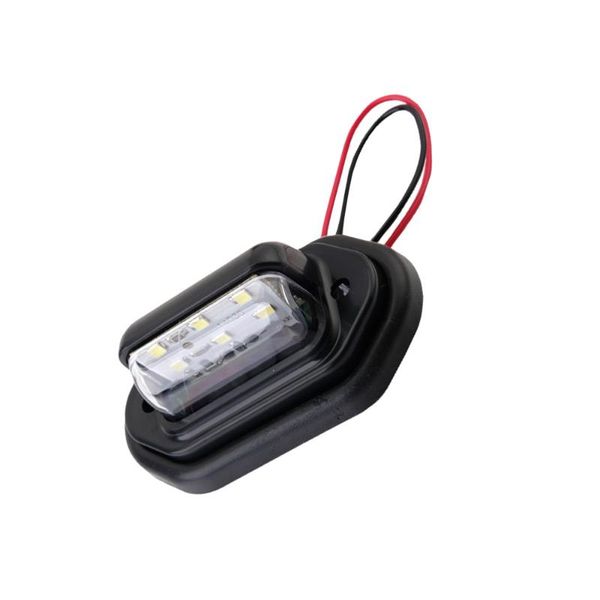 

emergency lights 2pcs led license light number plate lighting useful side for car