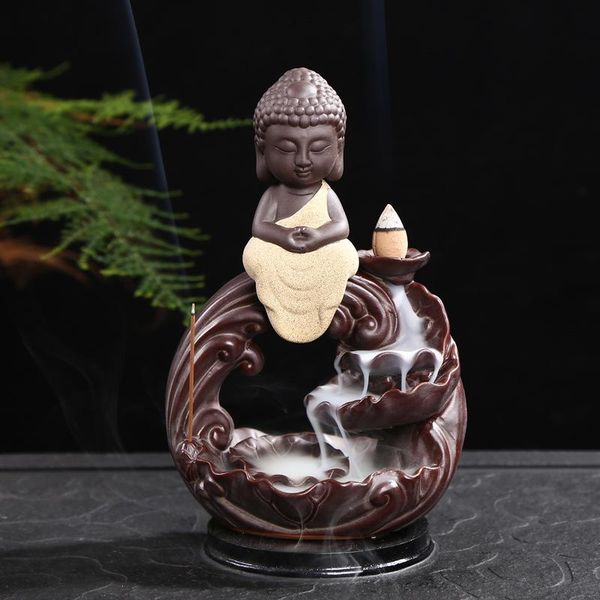 

fragrance lamps ceramic backflow viewing creative antique style purple sand