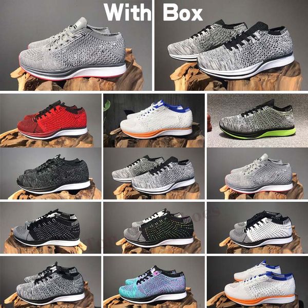 

n11-4 zoom mariah casual shoes fly racer 2 women mens athletic all black red green weaving sneakers trainers size 36-45