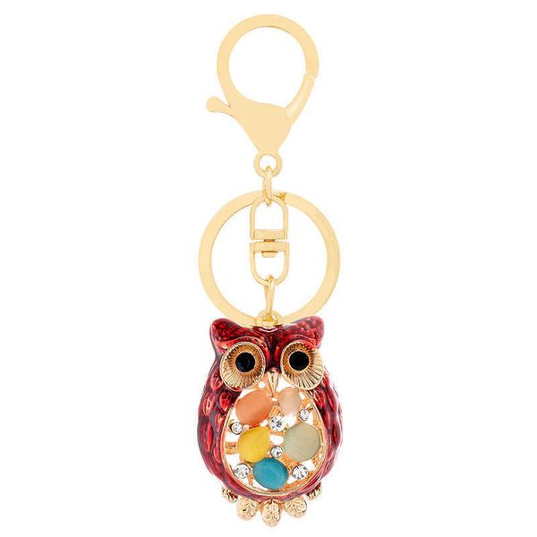 Fashion Charm Cute Owl Bag Portachiavi Festa di compleanno Regalo di Natale G1019