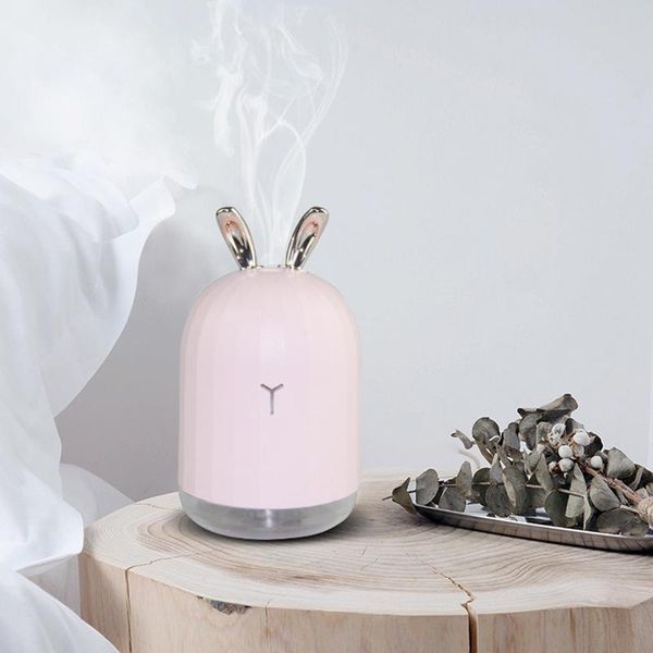 

car air freshener 220ml ultrasonic humidifier aroma essential oil diffuser for home usb fogger mist maker with led night lamp